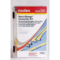 Molex 76650-0221 Circular Metric Connectors Nano-Change M8 Field-Attach 3P