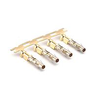 Amphenol SINE Systems SS20M2G30 Contacts Socket Contact, Stamped, Size 16, Gold 30u" over Nickel, Wire Range .34-.50mm , 22-20 AWG, with 3 Tangs. 3,000 pcs. Reel