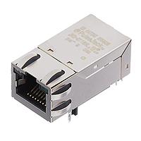 Pulse Electronics JK0-0116NL Modular 1X1 TAB UP W/LED'S ETHERNET (NON PoE)