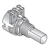 Alpha (Taiwan) RV120F-10-15F-B50K-0075 Rotary Linear D-Shaft 50K