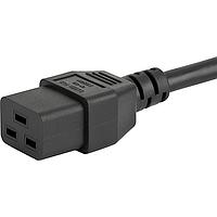 Schurter 6004.0395 AC Power Cord 16A EU CORDSET C19 2.5m ANGLED