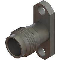 Amphenol SV Microwave SF1621-60017 Single Port Connectors 2.4mm F FlangeMntCon 2Hole Accepts0.012