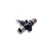 Amphenol LTW MC-050500-FF0-TSB05 T Cables NMEA 2000, T Cable, Metal, 4A, 05 pins, Screw Thread, (End 1) Female Female, (End 2) Female Female, Length 5000mm, IP68