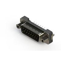 EDAC 627-015-624-017 D-Sub Connectors - Standard Density Vertical Plastic Body D-Sub Connector