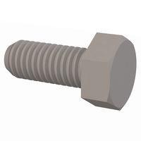 Essentra Components 50M050080J012 Machine Screw Hex Unslotted Bolt, M5 X .8 Thread, 12mm Lg