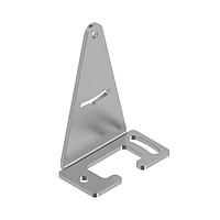 Banner Engineering SMBQS30L Brackets Bracket: Stainless Steel Right-Angle; 14-ga Stainless Steel; Clearance for M4 (no 8) Hardware; +/- 12 Degree Tilt Adjustment