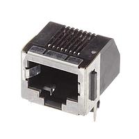 AMP Connectors - TE Connectivity 5406429-1 Modular MJ,LPF,R/A,8P,SHLD PNL STP,HTN