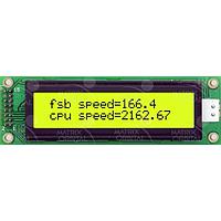 Matrix Orbital MOI-AL202C-YX3SE LCD Character Display Modules Yellow Background Black Text