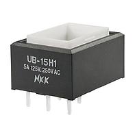 NKK Switches UB15RKW035C Sealed RECT SPDT ON(ON) RED LED PC BODY ONLY