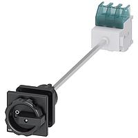 SIEMENS 3LD22440TK51 Rotary DISC SW 32A DOOR ROT HDL 1HOLE BLK 3P