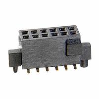 Harwin M50-4300645 Receptacle 06+06 DIL SMT GOLD VERTICAL SOCKET