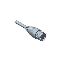 Amphenol LTW DD-18AMFM-LL7A01 Sensor Cables / Actuator Cables Ceres, Large Size, Plastic, 5A, 18 pins, Male Connector, Female Contact, Straight, 2 Points Lock, Overmolded, Length 1000mm, IP67