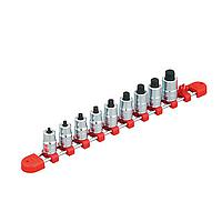 KTC TBT3SS09H sq. Short Stubby Hex. Bit Socket Set (3/8",9 pcs)