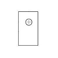 Aavid 4169G Insulator Insulator for TO-220, Aluminum Oxide Ceramic, 1.57mm Thickness, 19.30mm
