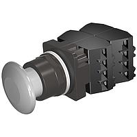 SIEMENS 52BM9W6D Pushbutton PUSHBUTTON,MOM,GRY,1 3/4" PLST,2POS,4BJK