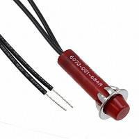 VCC 6073-001-634R Neon Panel Mount Indicators RED DIFFUSED CONICAL FACE