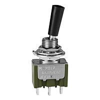 NKK Switches M2012SS1W01-CA Toggle Switches ON-ON .413 BAT .350 BUSHING SLDR BLK CAP