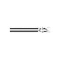 Alpha Wire 6073C BK005 Communication and Control 24 AWG, 3 Pair Communication Cable, Shielded, 100 ft  - Black