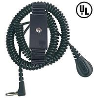 Desco 91070 Adjustable, Metal, with Cord PREMIUM ADJ METAL WRIST STRAP, 6'ANGLE 4MM