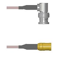 Amphenol Custom Cable Q-0D03W0005024i RF Cable Assemblies BNC-RP/SMB-SP G316 24I