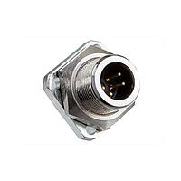 Amphenol LTW BSD-08PMMS-SS7001 Standard Circular Connector Ceres, Standard Size, Metal, 5A, 08 pins, Male Connector, Male Contact, Square, Screw Thread, Solder, Receptacle, IP67