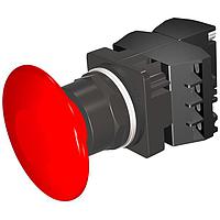 SIEMENS 52BM9V2C Pushbutton PUSHBUTTON,MOM,RED,2 1/2" PLST,2POS,3BJK