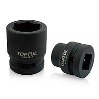 TOPTUL KABA3252 6PT Flank Impact Sockets - METRIC (1" Dr. x 52mm, L=75mm)