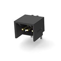 AMP Connectors - TE Connectivity 2-644489-3 Shrouded 03P MTA100 SHRD HDR R/A 30AU L