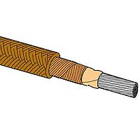 OMEGA HTTG-1CU-620S-1000 Heater Wire, Low Outgassing Fiberglass over PFA Insulation (1000 ft, 600 V, 20 AWG)