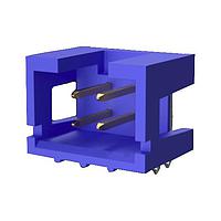 Amphenol FCI 75867-330LF Shrouded 4P DR RA SHRD HDR .38 GOLD