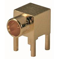 HUBER+SUHNER 85_MCX-75-0-1/111_NE PCB Connectors MCX right angle PCB jack(f)