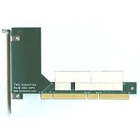Twin Industries 2002-64PCI PCI 3U CompactPCI to 64 bit PCI passive adapter with full size PCI bracket for additional support of Unit Under Test (UUT).