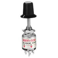 NKK Switches MRY106-BB Rotary Switches MR SERIES/ROTARY/SP 2-6 P