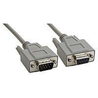 Amphenol Cables on Demand CS-DSNULW29MF-010 RS-232 Cable CABLE, DB9M/F NULL MDM 10'
