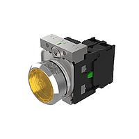 EAO 45-1231.21G6.000.101 Industrial Switches Ylw LED 24VAC/DC 1NO On-Off Scrw Trm Mtl