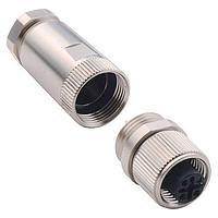 NorComp 858-003-203RKT1 Straight M12 3 Pos F Sold cup Cbl mnt (kit)