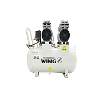 WING TW-OF750X2-50L Oil Free Silent Air Compressor (50L, 8 Kg/cm2)