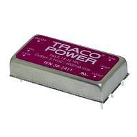 TRACO Power TEN 30-1222 Isolated Product Type: DC/DC; Package Style: 2"x1"; Output Power (W): 30; Input Voltage: 9-18 VDC; Output 1 (Vdc): 12; Output 2 (Vdc): -12; Output 3 (Vdc): N/A