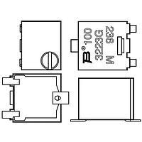 Bourns 3223G-1-204E Trimmers 3MM SQ MT CERMET TRIMMER