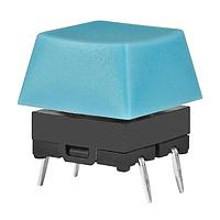 NKK Switches JB15KP-1G Tactile Switches OFF-(ON) PC MOUNT SCULPTURED BLUE CAP
