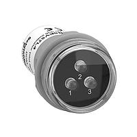 SCHNEIDER XB5EV57L4 Indicators 3 phas VOL indic PL W/3 WHITE LED 400VAC