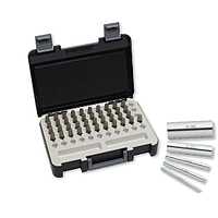 Niigata Seiki AH-1 Steel Pin Gauge Set (1.000-3.500mm, 0.050mm)
