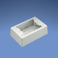 Panduit JBP1EI Power Rated Sngl Gang PWR Rated 2-piece Outlet B