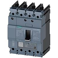 SIEMENS 3VA51126GC410AA0 System Protection BRKR 3VA51 4P 125A 65KA FTAM 100NTRL