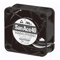 Sanyo Denki 109P0405H601 Axial DC Axial Fan, 40x40x20mm, 5VDC, Tachometer