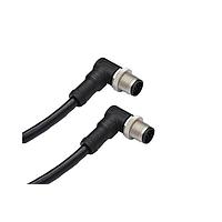 Amphenol LTW MSBP05MR-SBPMR-SD010 Sensor Cables / Actuator Cables M12 Circular Metric Connector, B Code, Plastic, 4A, 05 pins, Male Connector, Male Contact, Right Angle-to-Right Angle, Screw Thread, Overmolded Double Ended, Length 10000mm, IP68 / IP69K