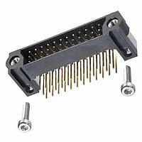 Harwin M83-LML3M7N36-0000-000 Shrouded 3R 36P M HORZ PC TAIL 4MM W/JS