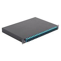 Panduit FD1W12AQDSCZ Fiber Optic Cable Assemblies Opticom Pre-loaded Fiber Drawer with 12