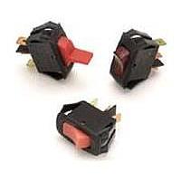 Carling Technologies LRA511-RS-B/24V-XZP1 Rocker Switches OFF-NONE-ON .250TABS 24V RED ROCKER