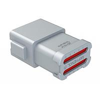 Amphenol SINE Systems AT04-12PA-SS01 Connectors 12P REC END CAP SEAL KEY POSITION A